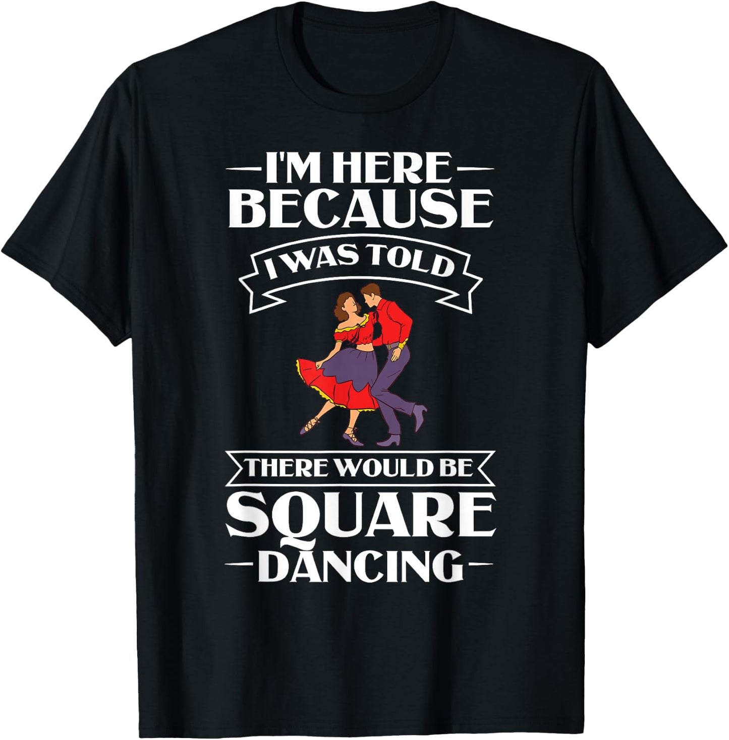 Square Dance Music Caller Lessons Dancer T-Shirt - T-Shirt | Black