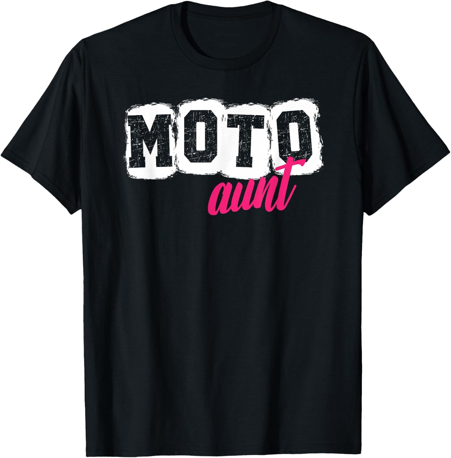 Moto Aunt Motocross Aunt Motocross Rider Aunt T-Shirt - T-Shirt | Black