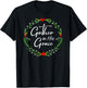 Pretty Christmas Gather in His Grace Christian T-Shirt - T-Shirt | Black