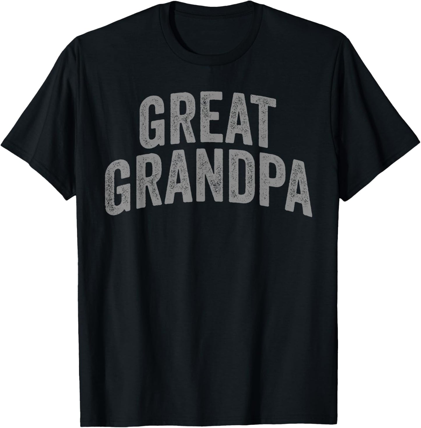 Great Grandpa Minimalist Vintage T-Shirt - T-Shirt | Black