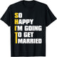 Sarcastic Bachelor Party Stag Groomsmen Getaway Wedding T-Shirt - T-Shirt | Black