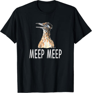 Meep Roadrunner Bird Beep T-Shirt - T-Shirt | Black