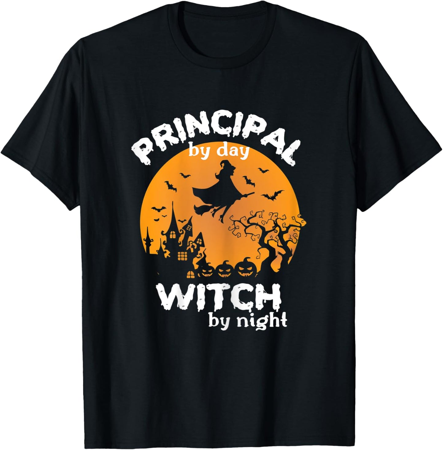 Funny Witch Women School Principal Halloween Costume T-Shirt - T-Shirt | Black