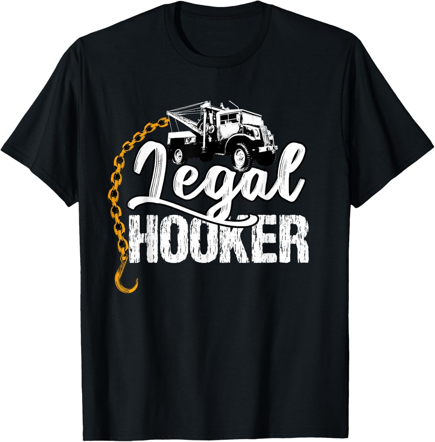 Abschleppwagenfahrer Geschenke Tow Truck Driver T-Shirt - T-Shirt | Black