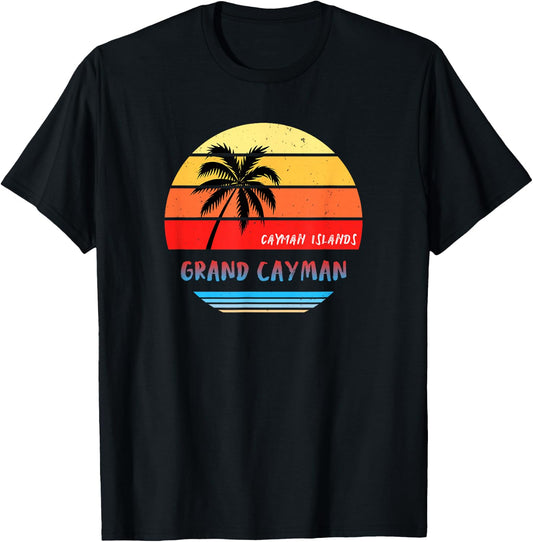Grand Cayman Shirt | Grand Cayman Cayman Islands T-Shirt - T-Shirt | Black