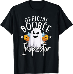 Boo-Bee Inspector Lazy DIY Halloween Costume Funny Ghost T-Shirt - T-Shirt | Black