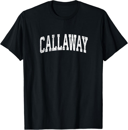 Callaway Florida FL Vintage Athletic Sports Design T-Shirt - T-Shirt | Black