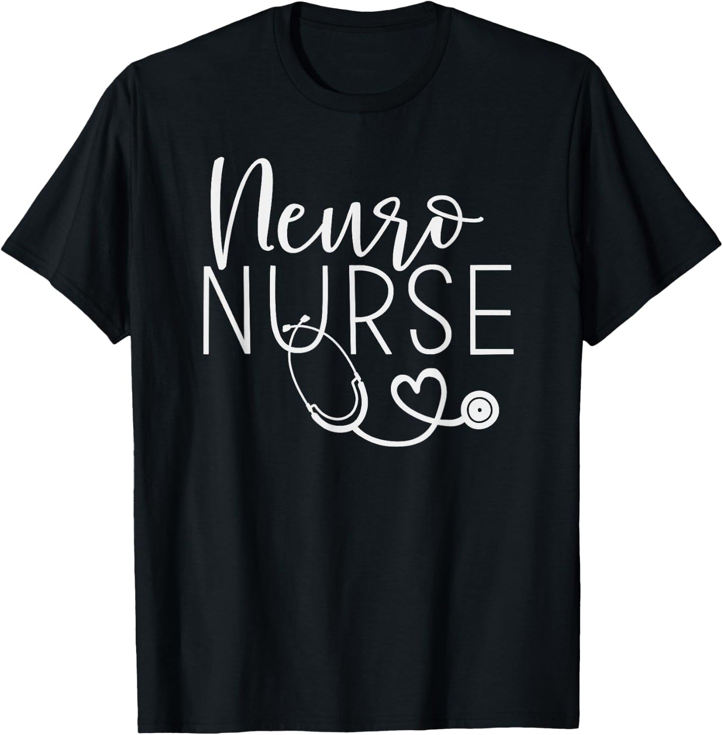 Cute Neuro Nurse Shirt - Neurology Nursing T-Shirt - T-Shirt | Black