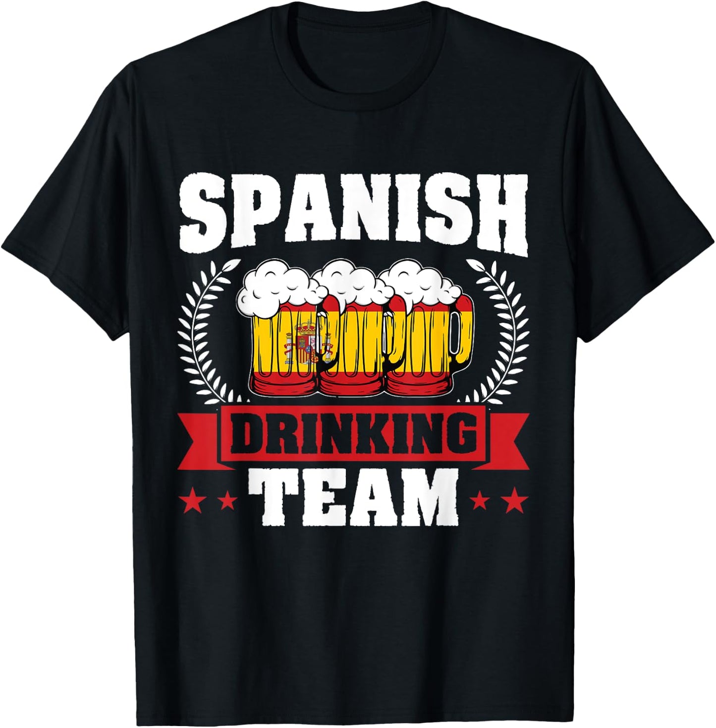 Spanish drinking team Spain T-Shirt - T-Shirt | Black