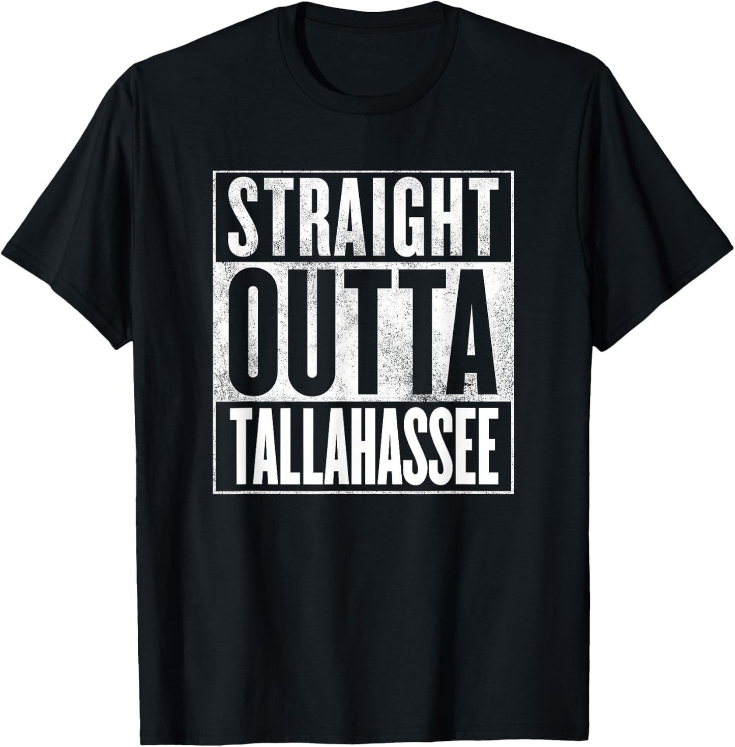 Tallahassee Apparel - Straight Outta Tallahassee T-Shirt - T-Shirt | Black