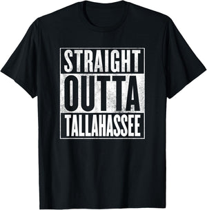 Tallahassee Apparel - Straight Outta Tallahassee T-Shirt - T-Shirt | Black