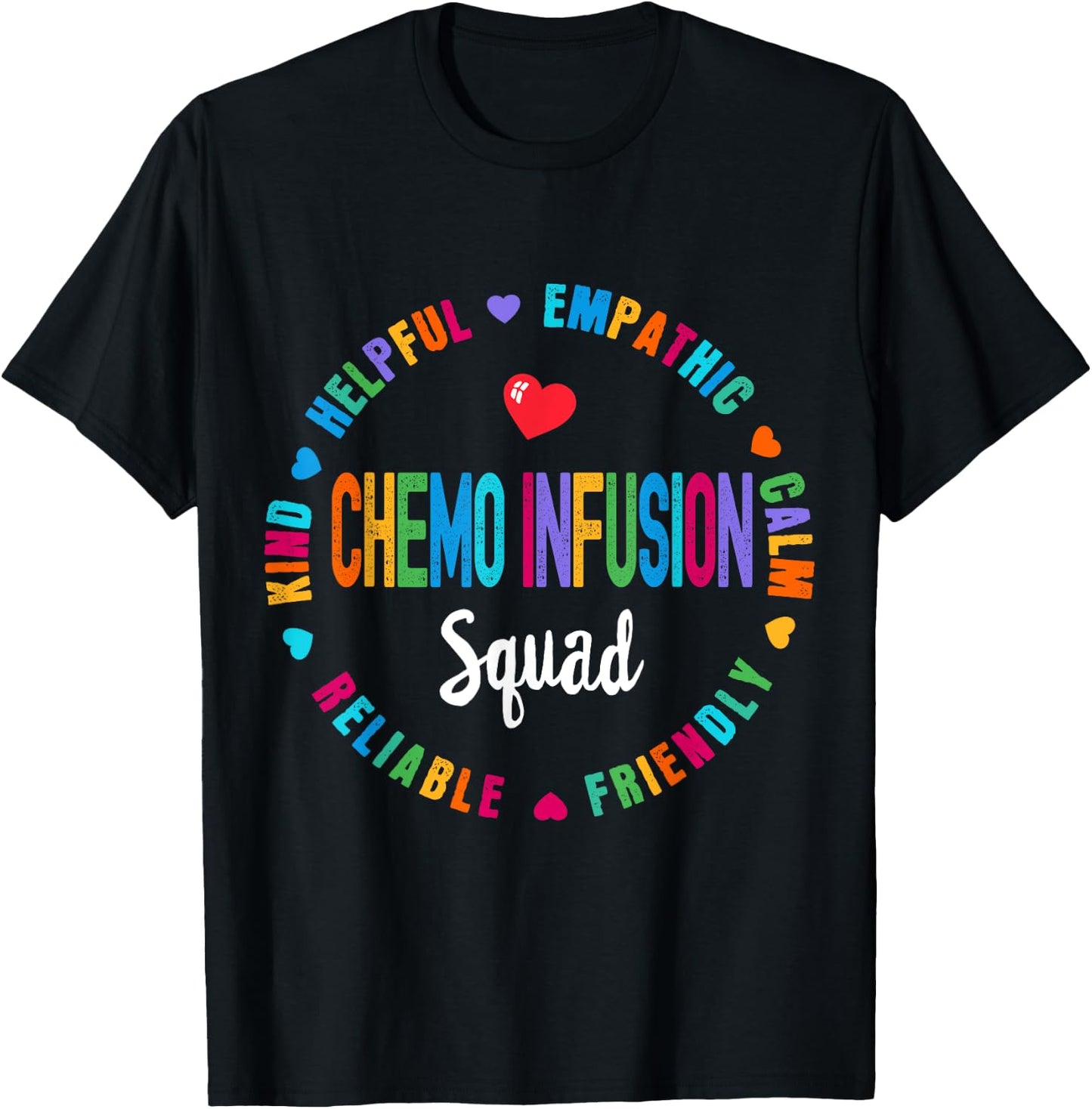 Chemo Infusion Squad Future Oncology Nurse Nursing School T-Shirt - T-Shirt | Black