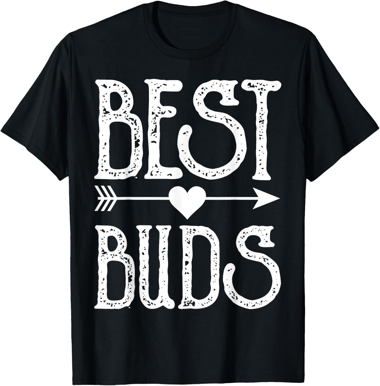 Best Buds Best Friends Matching BFF Friendship Men T-Shirt - T-Shirt | Black
