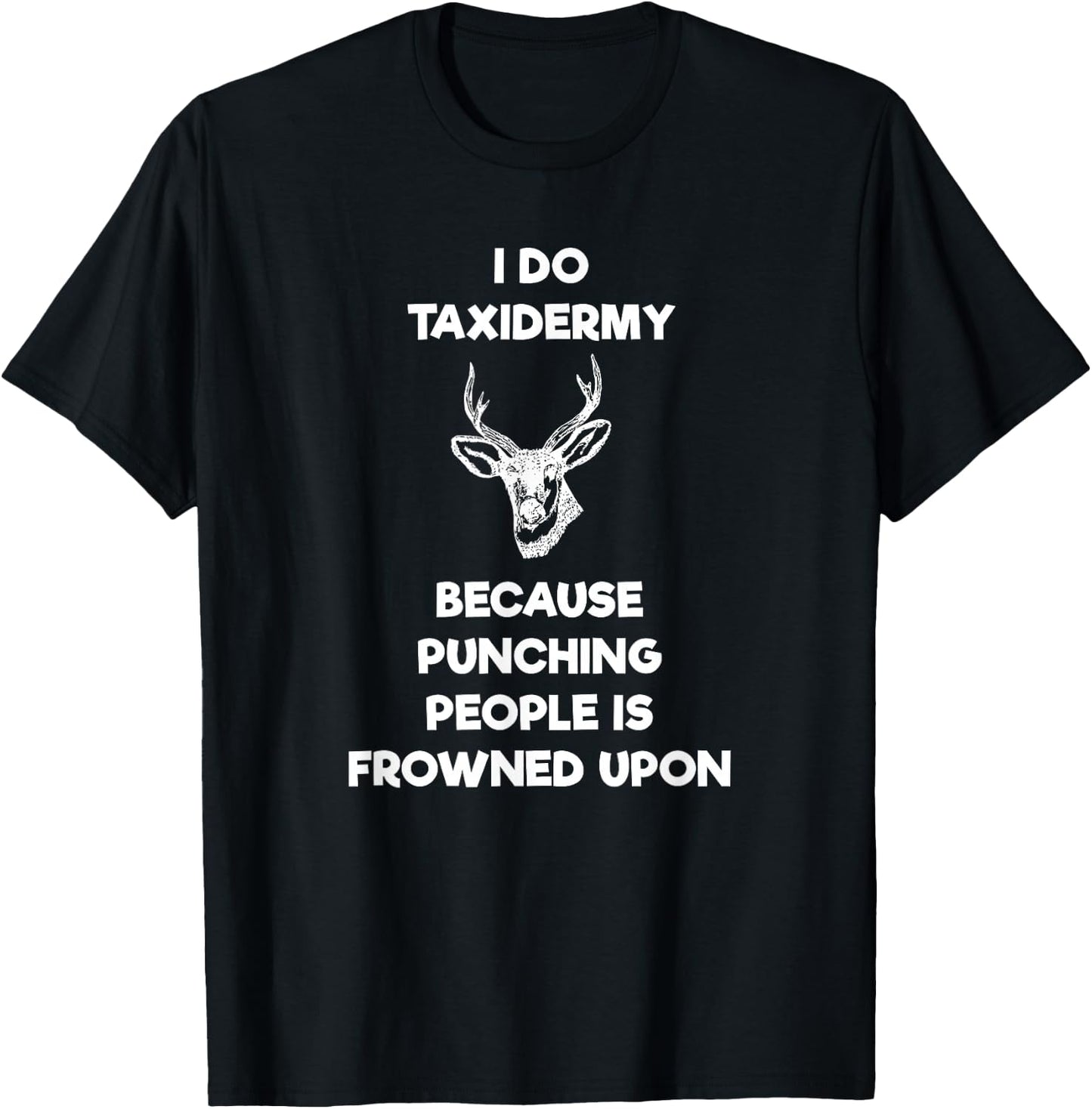 Taxidermist Gift - Funny Taxidermy Punch T-Shirt - T-Shirt | Black