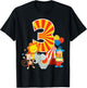 3rd Birthday Shirt Boys Girls Circus 3 Birthday Party Shirt T-Shirt - T-Shirt | Black