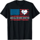 Medical Records Director Patriotic USA Flag Women Kids Men T-Shirt - T-Shirt | Black