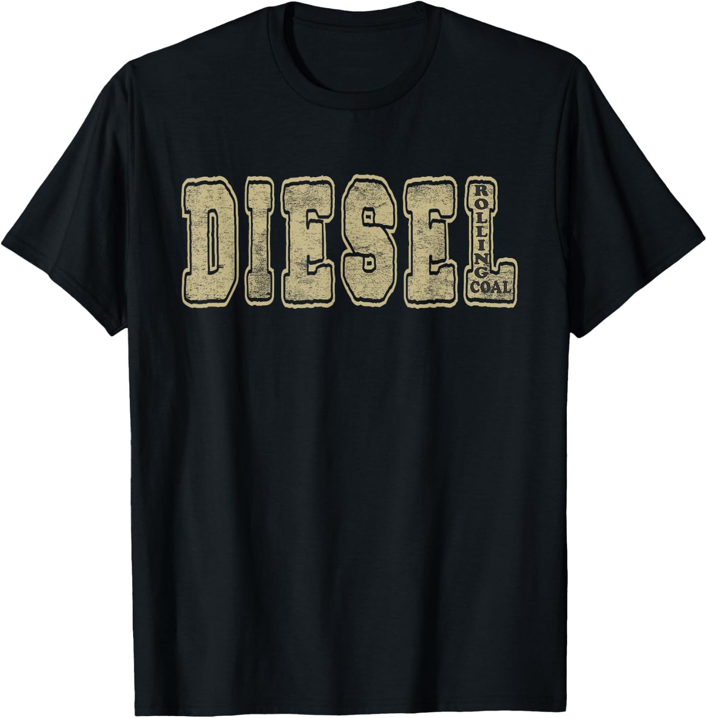 Diesel Rolling Coal - Funny Diesel Truck T-Shirt - T-Shirt | Black