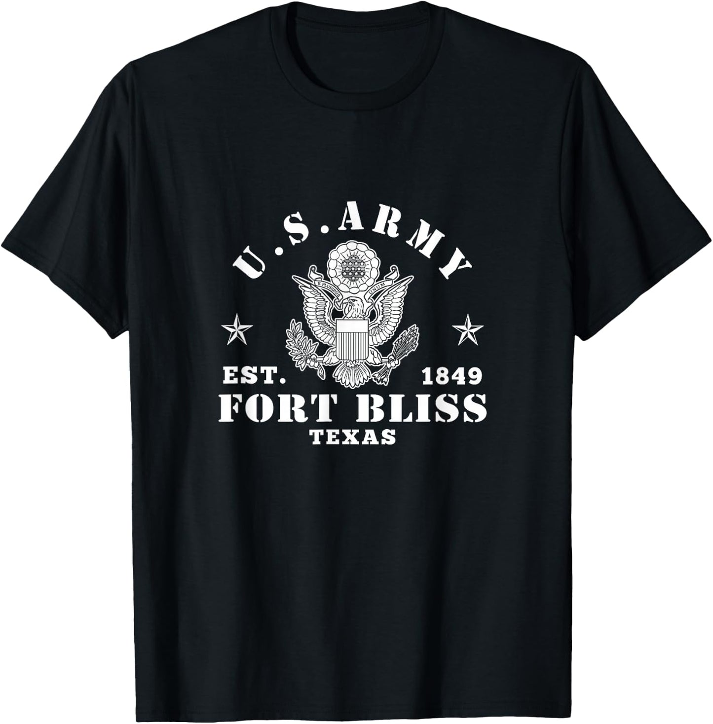 Fort Bliss Texas US Army Base T-Shirt - T-Shirt | Black