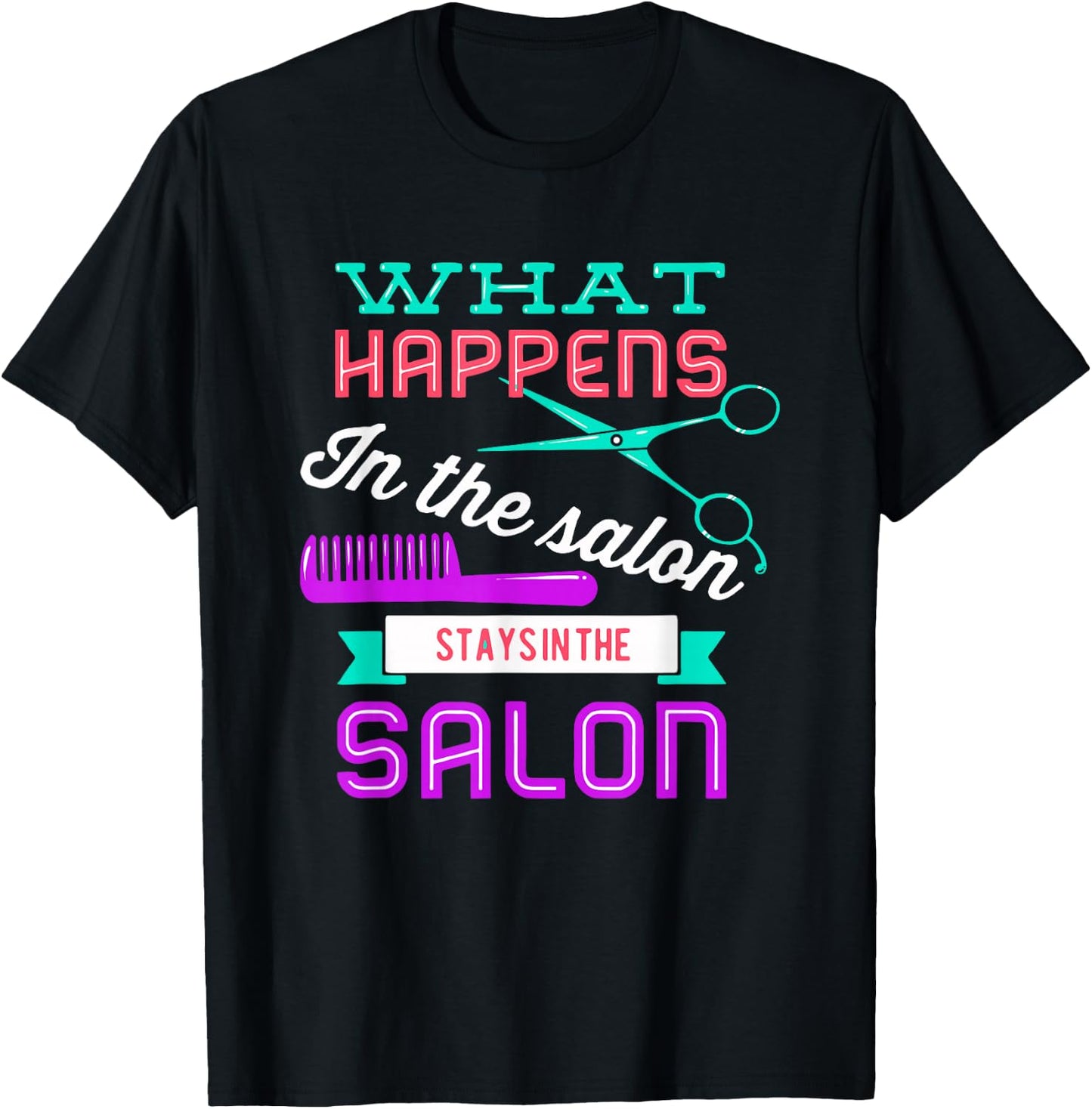 Hairstylist Shirt for a Lover of Hairstyling and Hairdresser T-Shirt - T-Shirt | Black