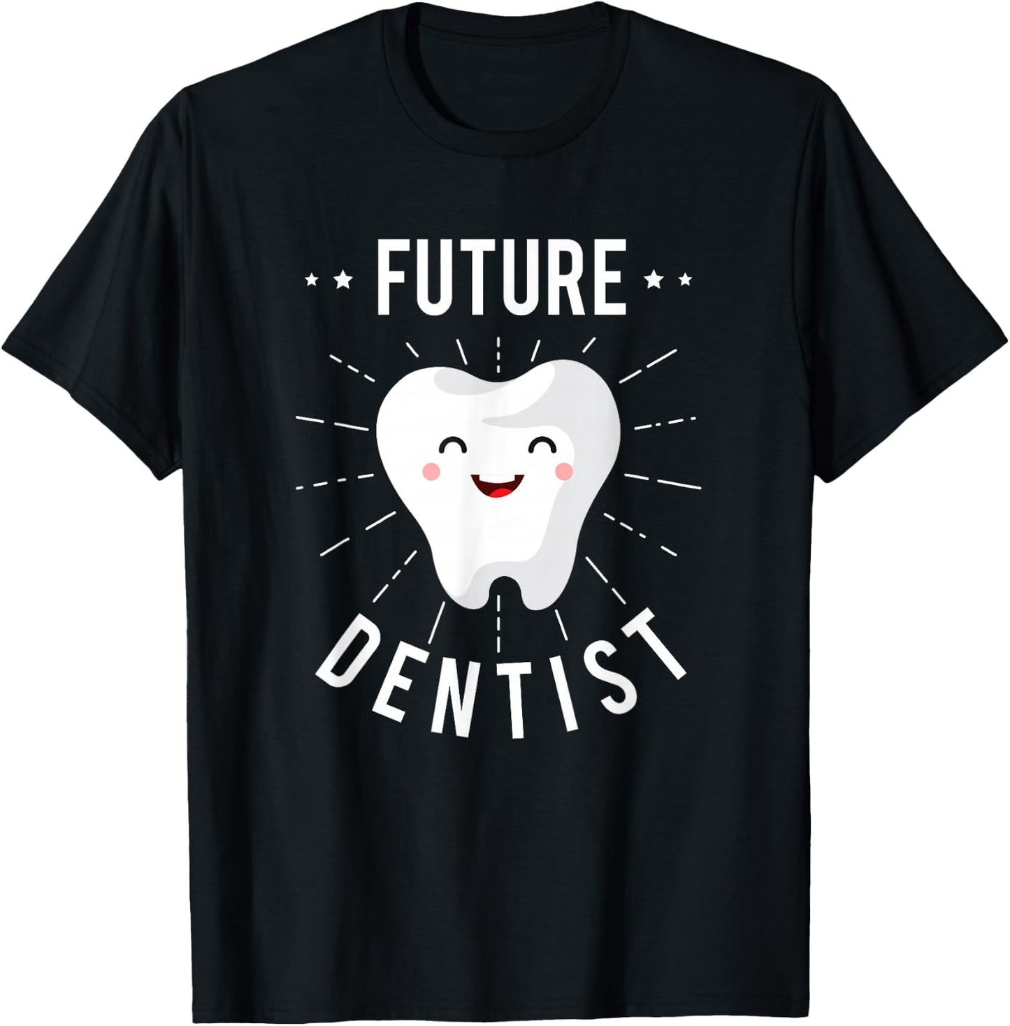 Future dentist Gifts for a Dental worker funny dentist teeth T-Shirt - T-Shirt | Black