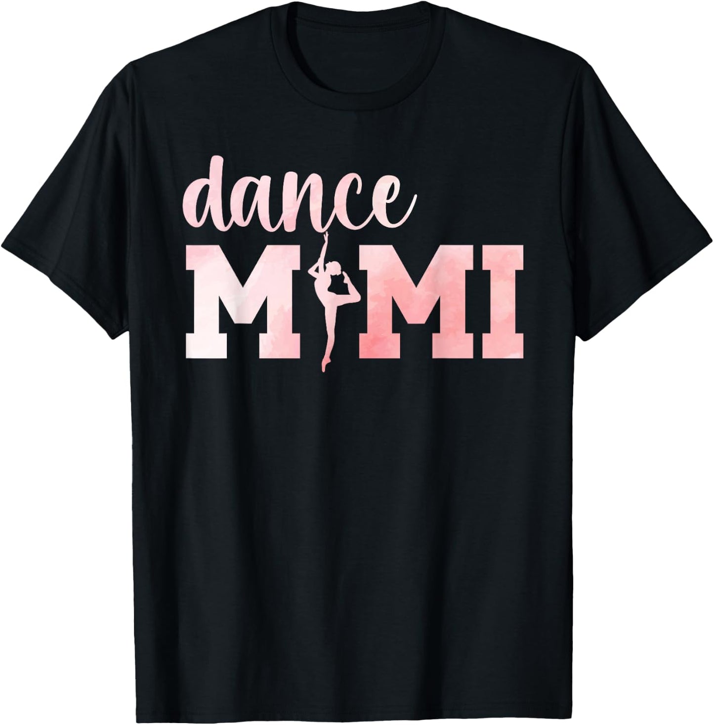 Dance Mimi Of A Dancer Mimi Dancing Mimi Grandma T-Shirt - T-Shirt | Black