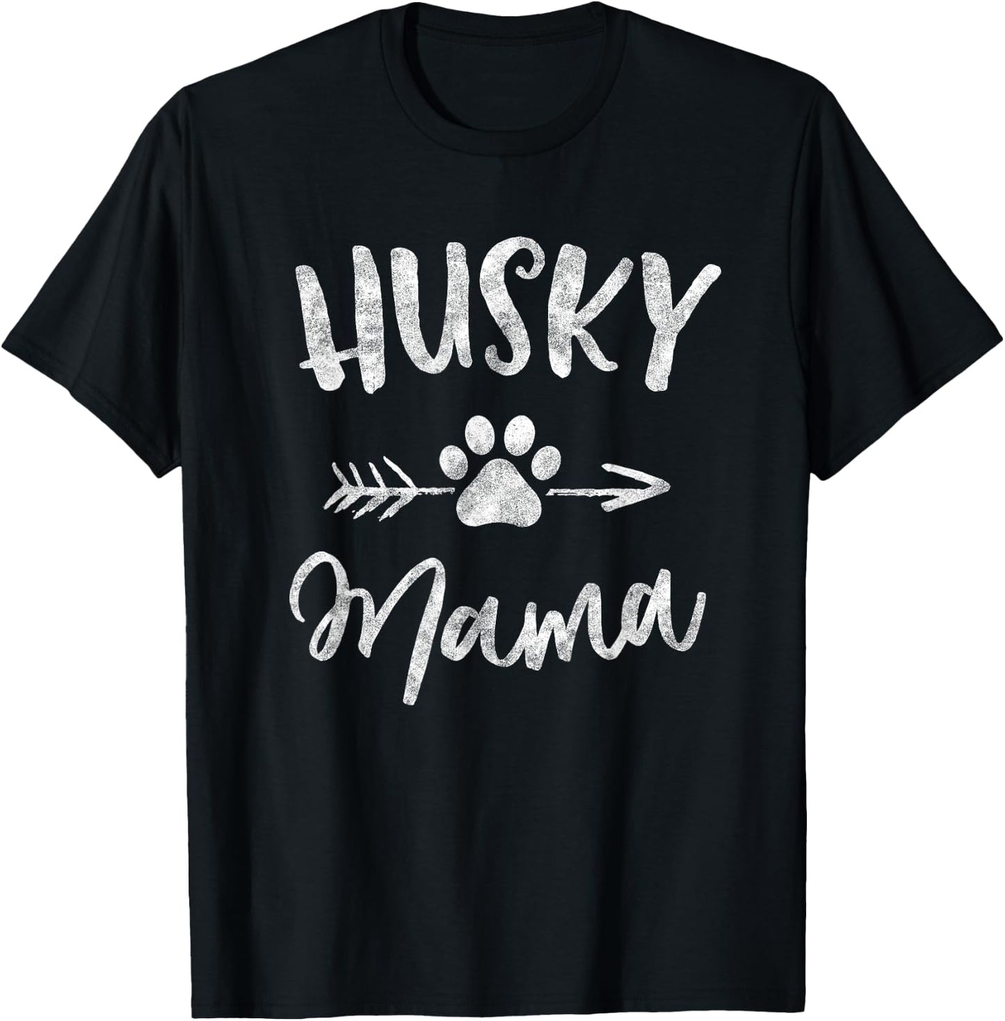 Husky Mama Shirt Siberian Husky Lover Owner Gifts Dog Mom T-Shirt - T-Shirt | Black