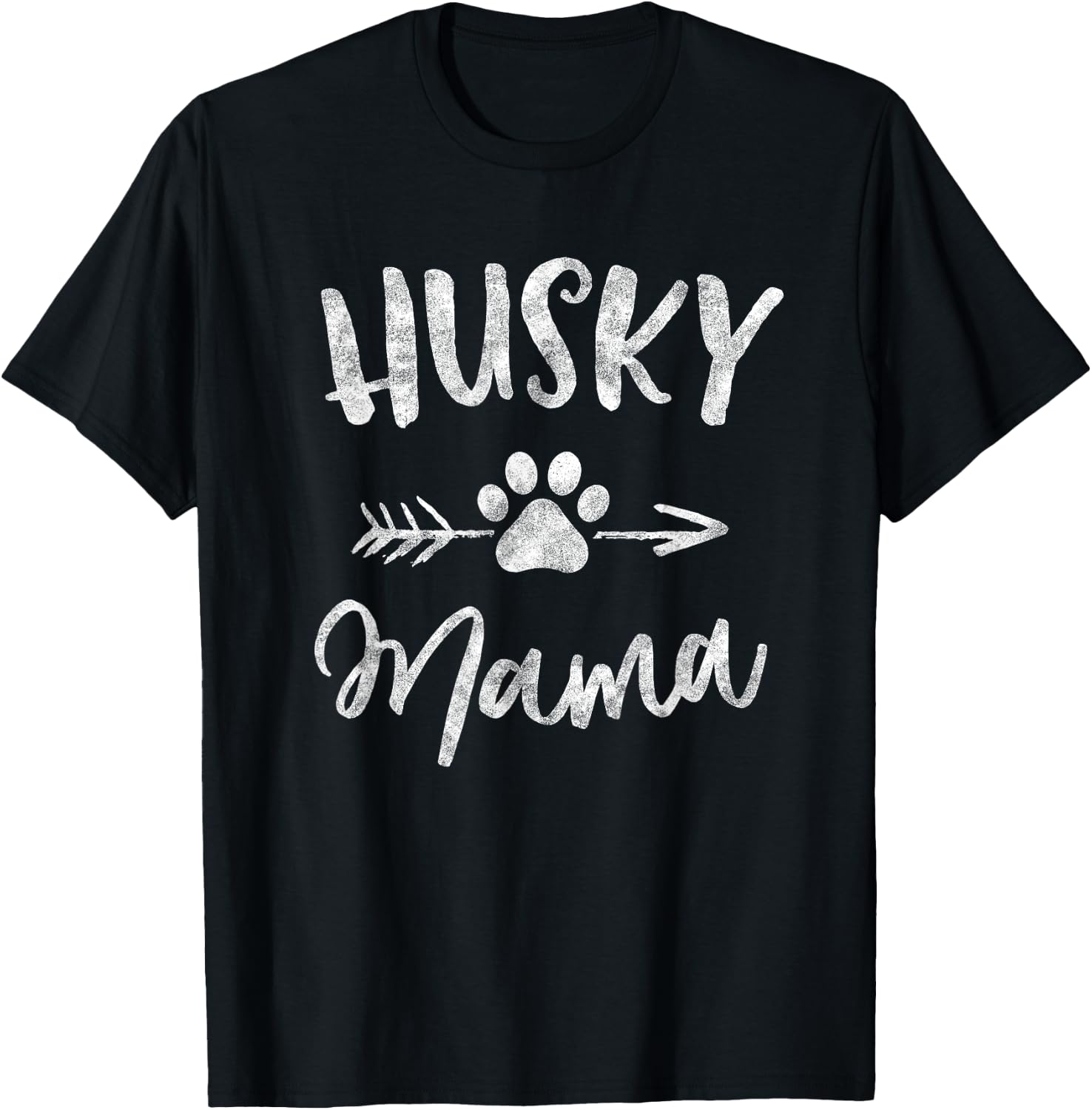 Husky Mama Shirt Siberian Husky Lover Owner Gifts Dog Mom T-Shirt - T-Shirt | Black
