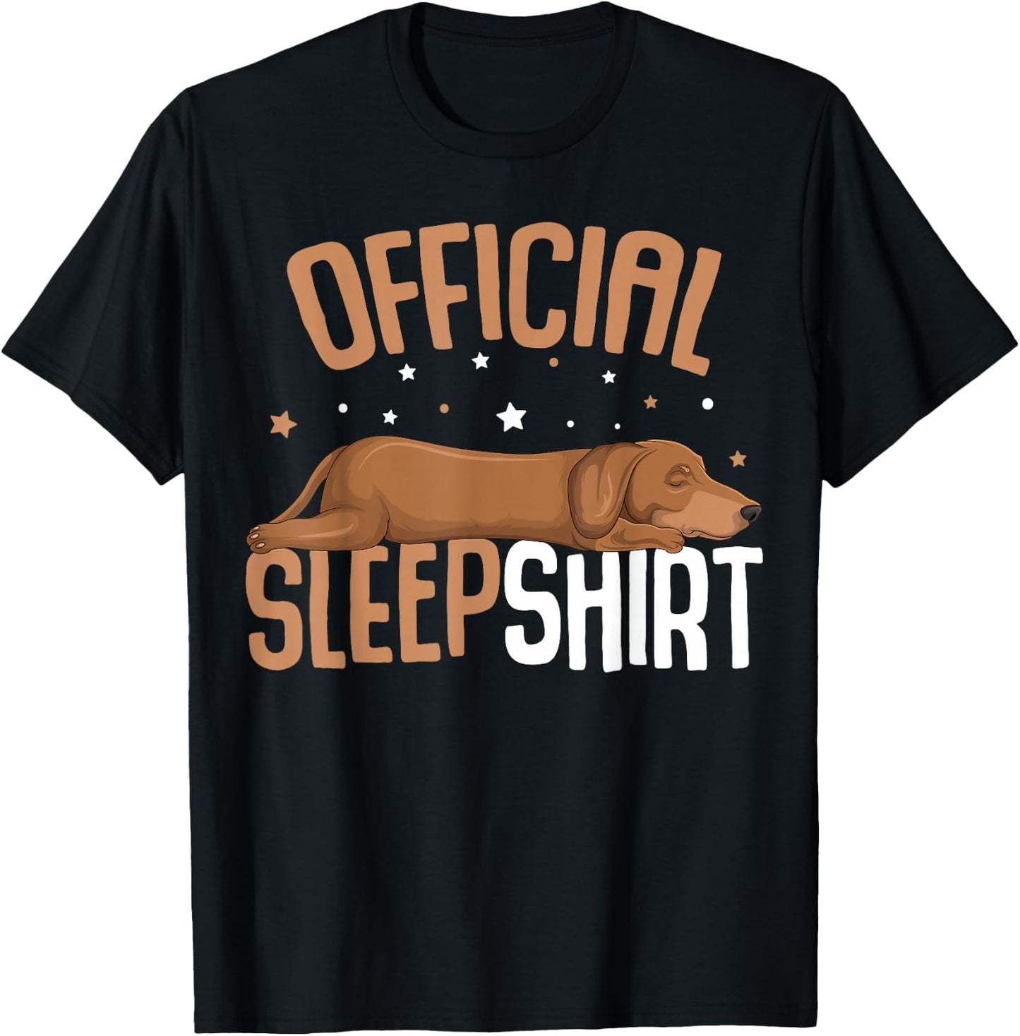 Dachshund Weiner Dog Official Sleepshirt Women Girls Kids T-Shirt - T-Shirt | Black