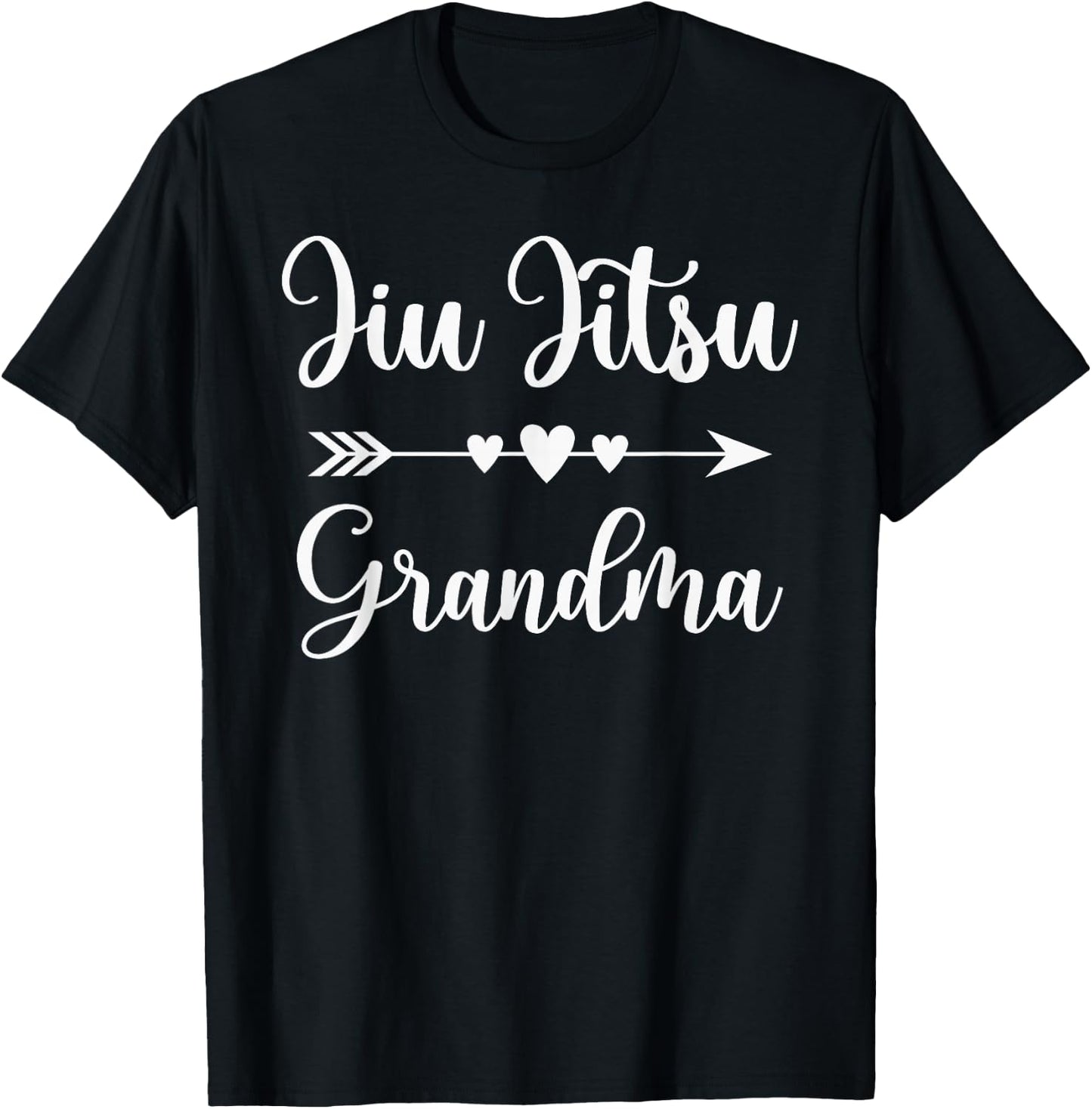 Jiu Jitsu Grandma Jiu Jitsu Lover Gift Jiu Jitsu Grandmother T-Shirt - T-Shirt | Black