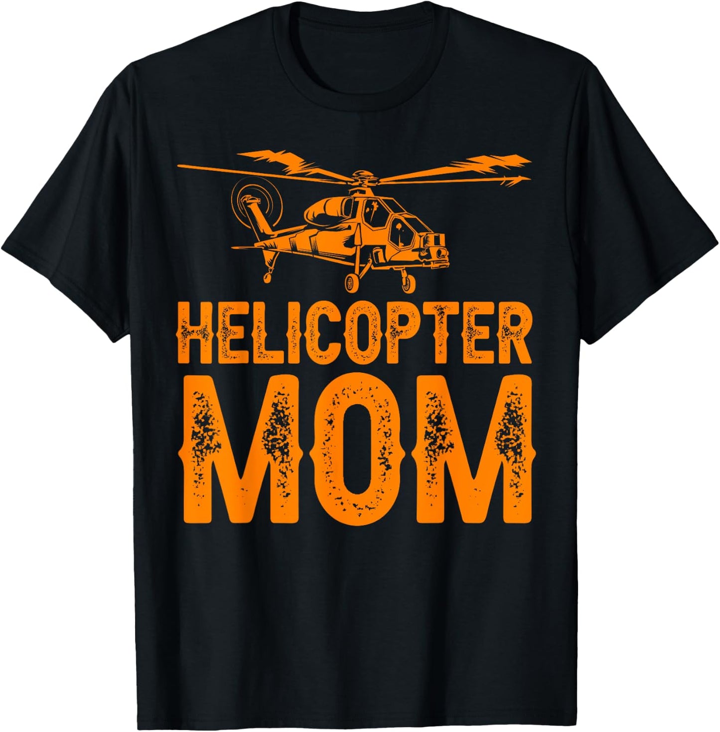 Funny Helicopter Mom Gift Cool Helicopter Parent T-Shirt - T-Shirt | Black