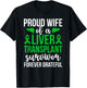 Proud Liver Transplant Survivor Wife Liver Recipient Wife T-Shirt - T-Shirt | Black
