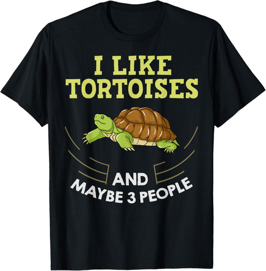 Russian Tortoise Gift African Sulcata Habitat T-Shirt - T-Shirt | Black