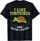 Russian Tortoise Gift African Sulcata Habitat T-Shirt - T-Shirt | Black
