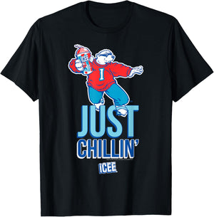 ICEE Bear Just Chillin' Surf Pose T-Shirt - T-Shirt | Black