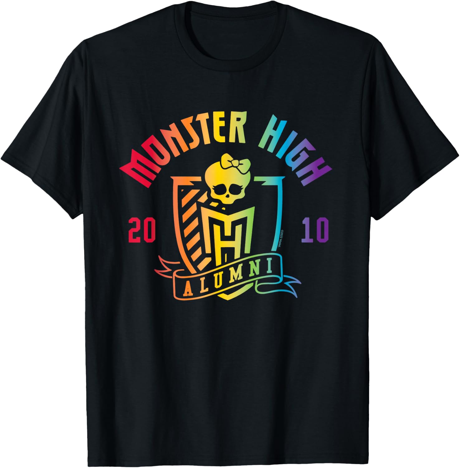 Monster High - Alumni Pride Crest T-Shirt - T-Shirt | Black