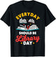 Everyday Should Be Library Day Librarian Information Brokers T-Shirt - T-Shirt | Black