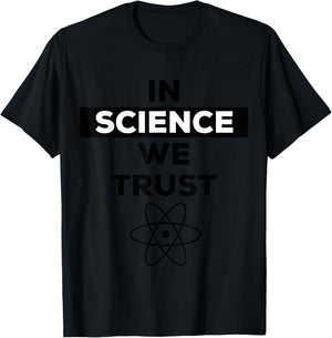 In Science We Trust Shirt,Trust Science Not Morons,Antitrump T-Shirt - T-Shirt | Black