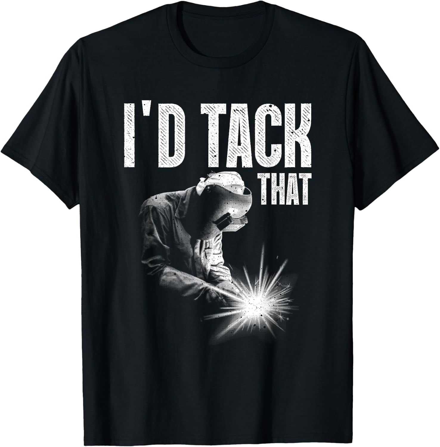 Best Welding Art Men Women Tack Welder Ironworkers Pipeliner T-Shirt - T-Shirt | Black