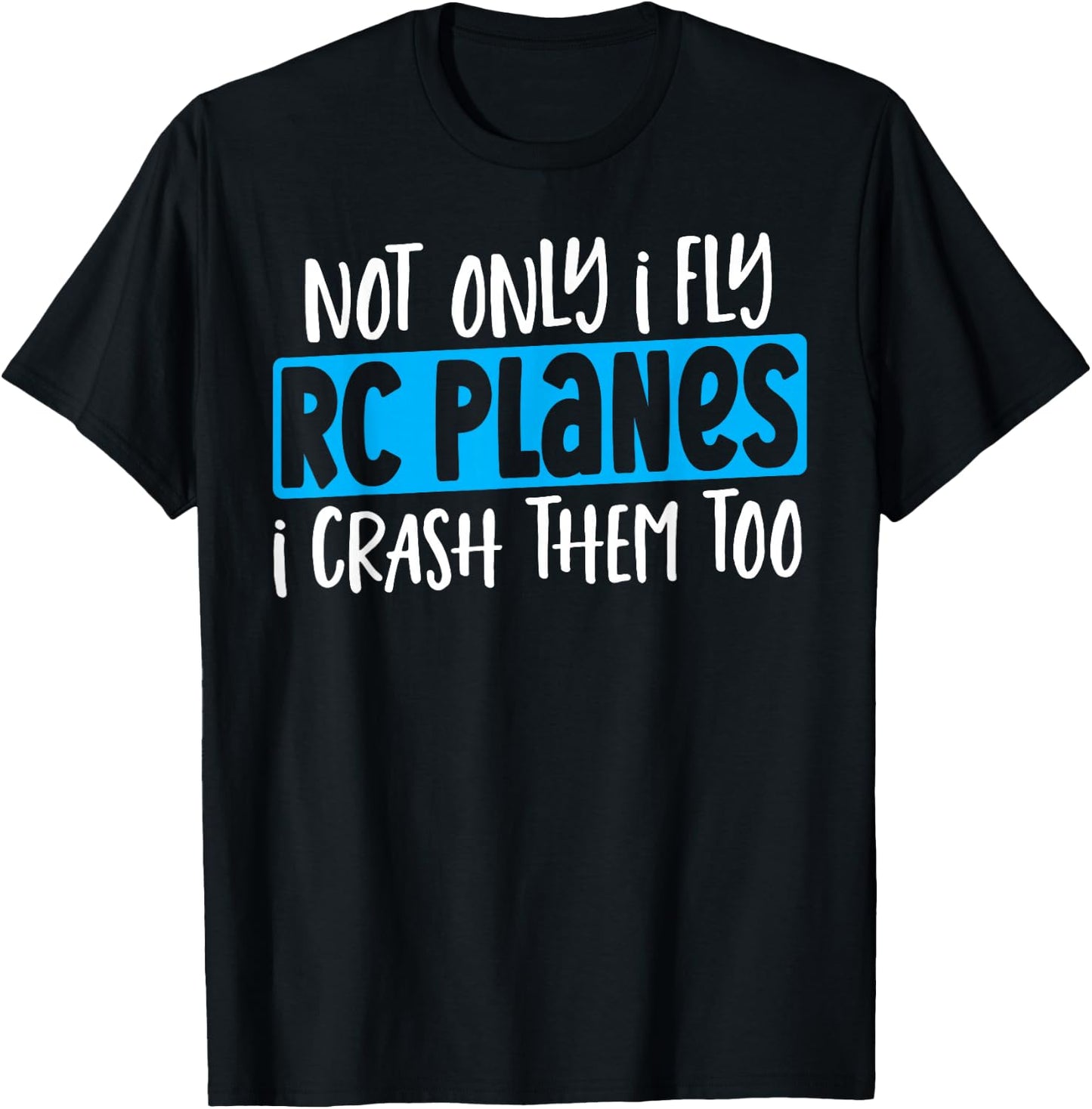 RC Airplane Model Airplane Aviation RC Plane T-Shirt - T-Shirt | Black