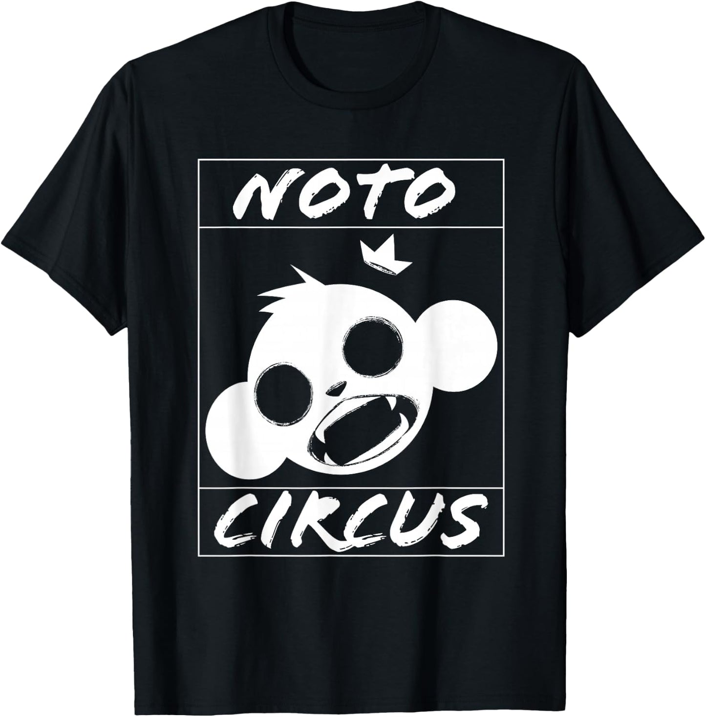 Noto Circus, Monkey King Logo T-Shirt - T-Shirt | Black
