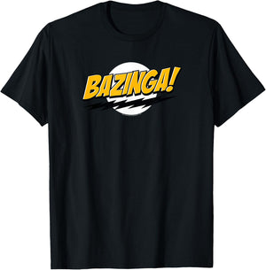 The Big Bang Theory Bazinga T-Shirt - T-Shirt | Black
