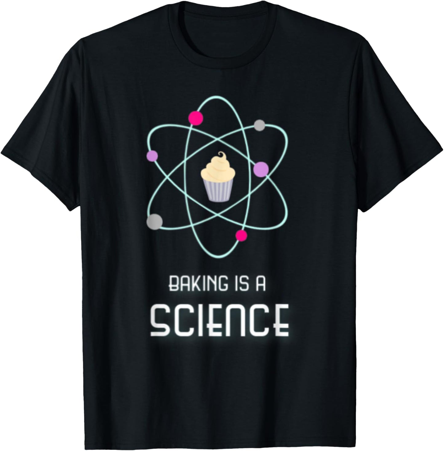 Baking is a Science Fun Graphic T-Shirt - T-Shirt | Black