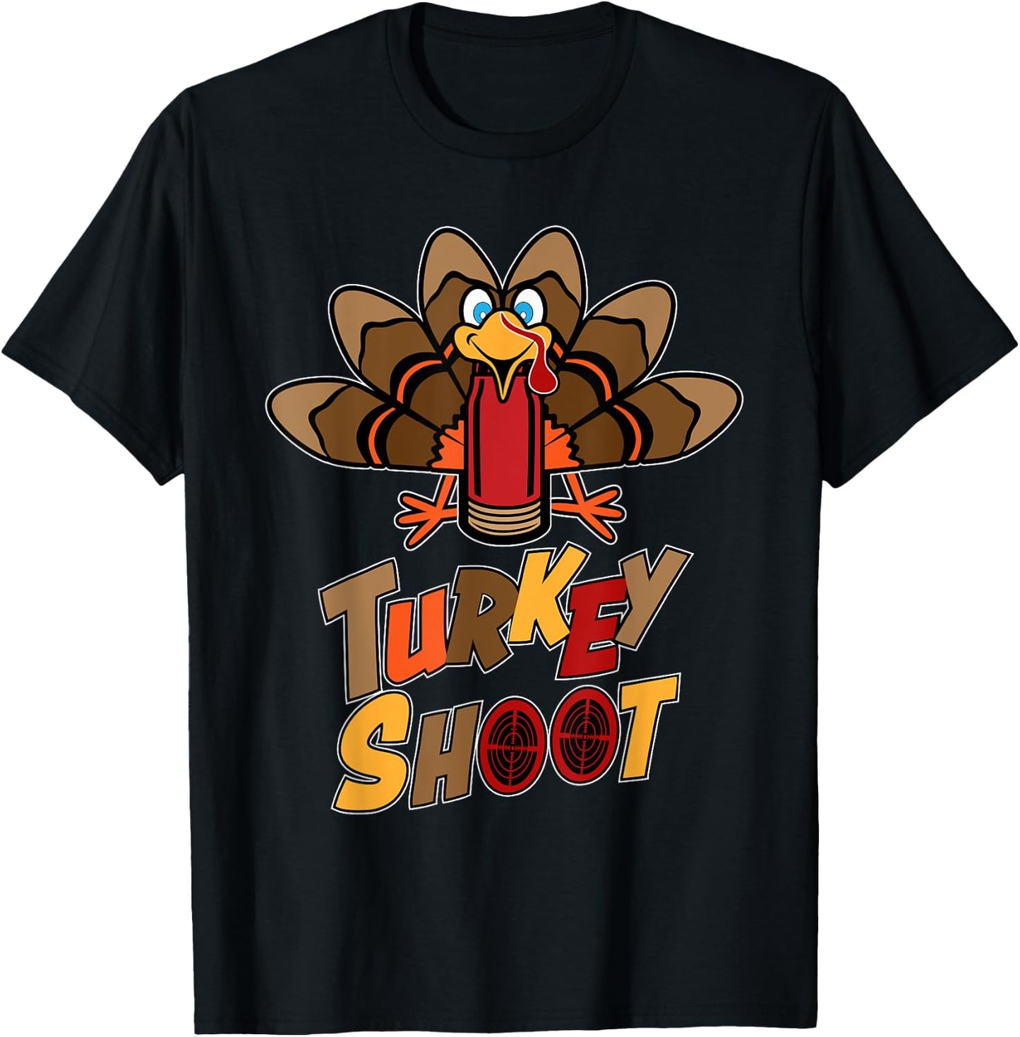 Turkey Shoot Turkey target practice Turkey shoot T-Shirt - T-Shirt | Black