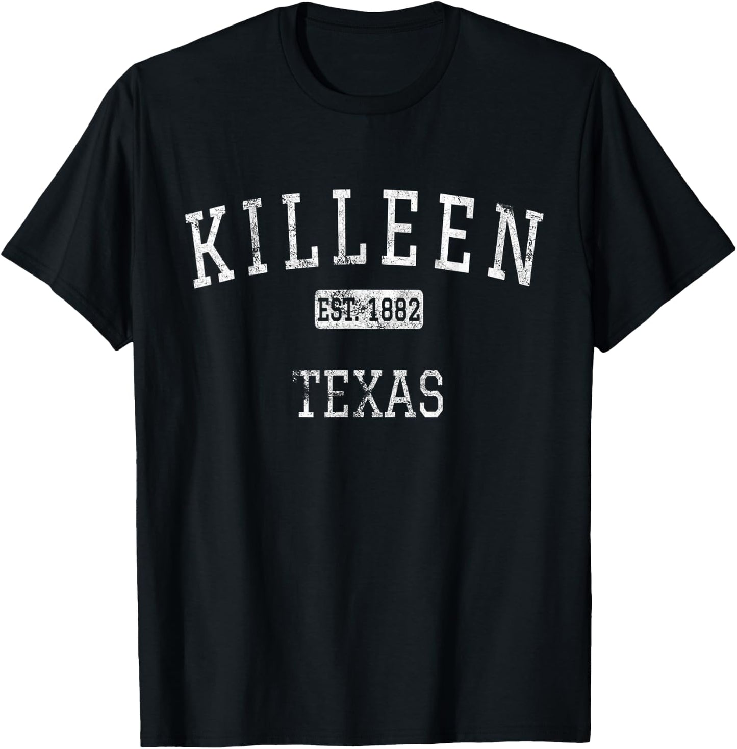 Killeen Texas TX Vintage T-Shirt - T-Shirt | Black