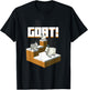 Minecraft Goat Mountaintop T-Shirt - T-Shirt | Black