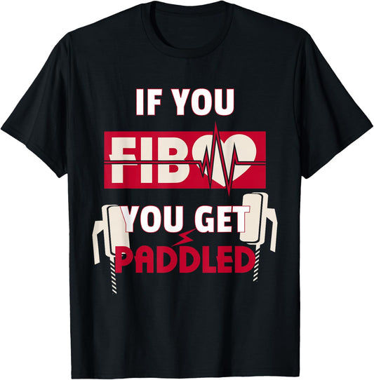 Funny Nurse Cardiac T Shirt - ER ICU Doctor Paramedic Fib T-Shirt - T-Shirt | Black