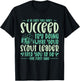 If at First You Don't Succeed Scout Leader Camping Hiking T-Shirt - T-Shirt | Black