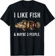 Funny I Like Goliath Grouper Fish And Maybe 3 People T-Shirt - T-Shirt | Black