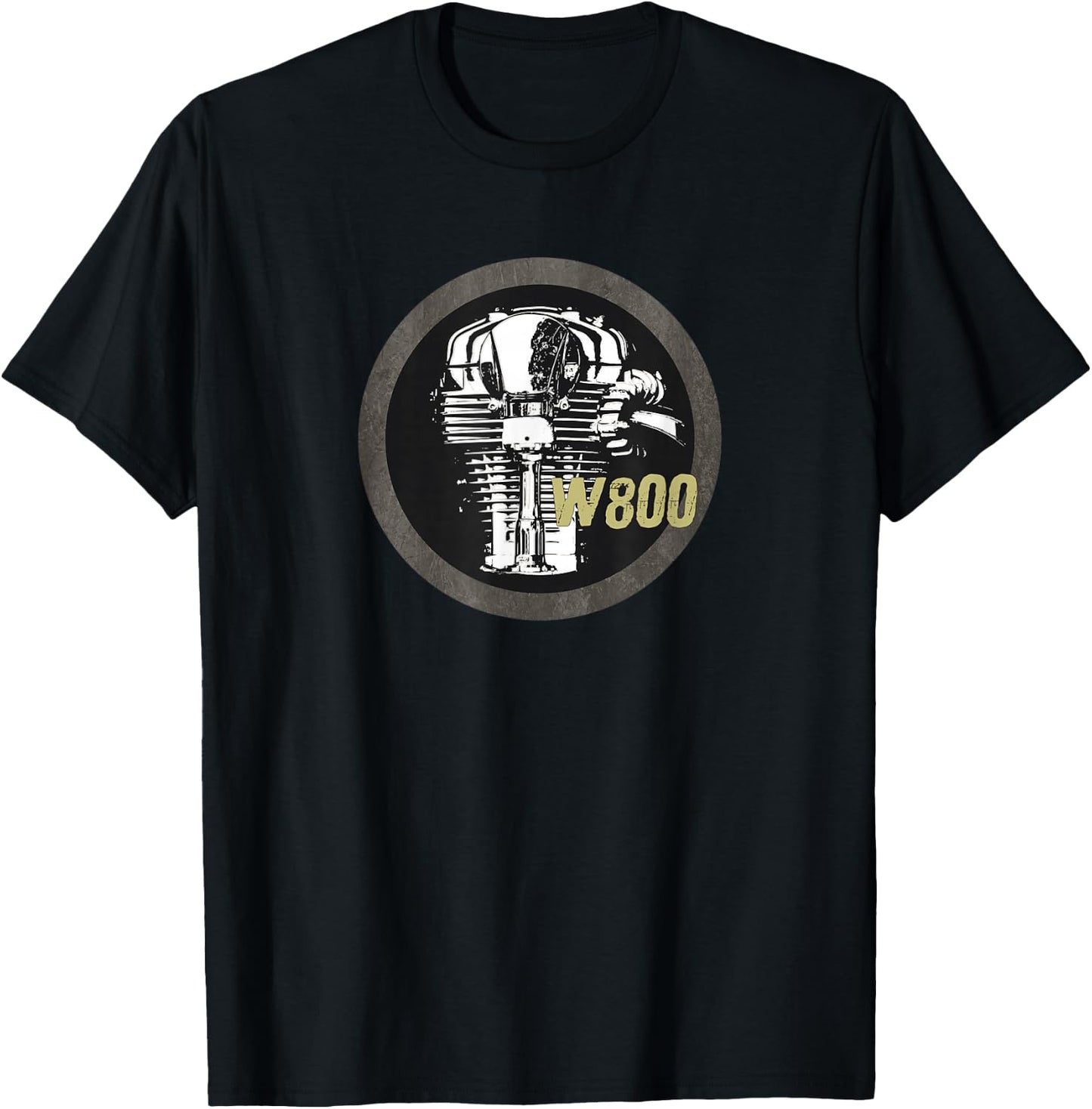 W800 Motorcycle T-Shirt - T-Shirt | Black