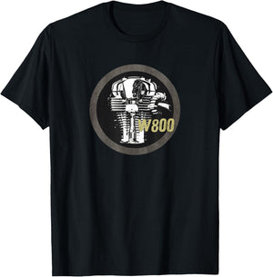 W800 Motorcycle T-Shirt - T-Shirt | Black